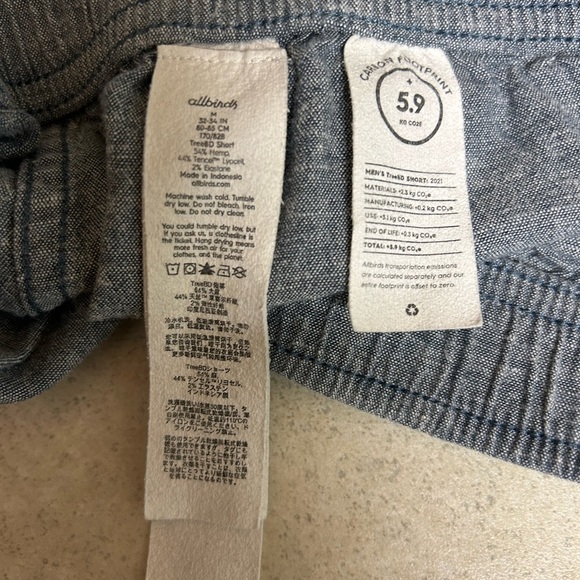 Women’s all bird Huether gray linen blend shorts size medium - Picture 4 of 5